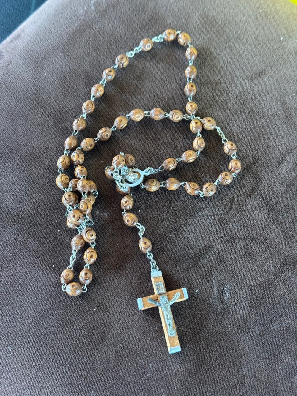 beautiful brown rosary